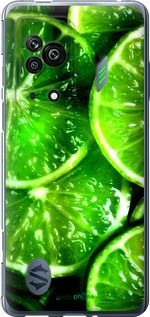 Чохол на Xiaomi Black Shark 5 Зелені часточки лимона "852u-2678-2448"