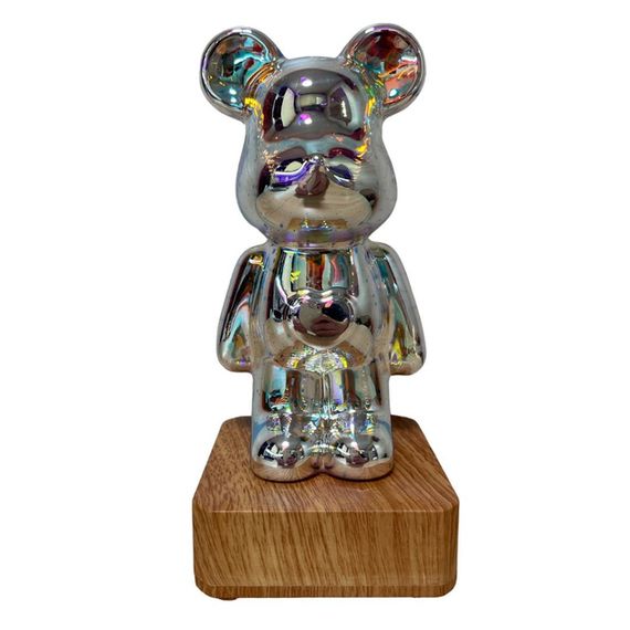 Ночник 3D Bearbrick Мишка KX197 8 кольорів RGB+Тепле світло (47075-KX197_410) | Зображення 4