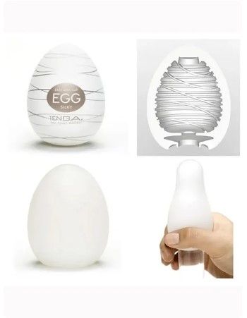 Мастурбатор Tenga Egg Silky Sex Aura | Зображення 2