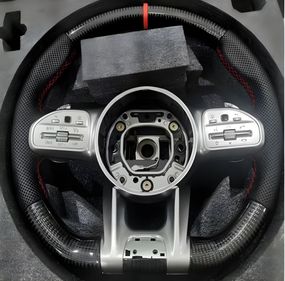 Кермо AMG 2018-Style (Карбон -2025 червоний, 4pin) для Mercedes GLA H247 2020- рр