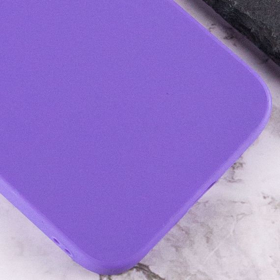 Силіконовий чохол Candy для Apple iPhone 14 Pro (6.1") Бузковий | Зображення 1