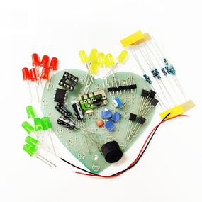 Набор спаяй сам Сердце, 18 светодиодов DIY KIT