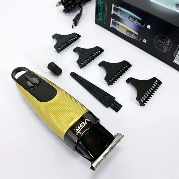 Машинка для стрижки от акб VGR V-975, Хороший беспроводной триммер, Машинка для стрижки волос домашняя MS-61 | Зображення 9