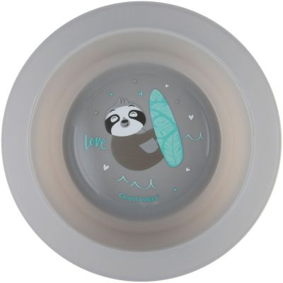 Набір дитячого посуду Canpol babies Exotic Animals Сірий 2 шт. (56/523_grey) | Зображення 1