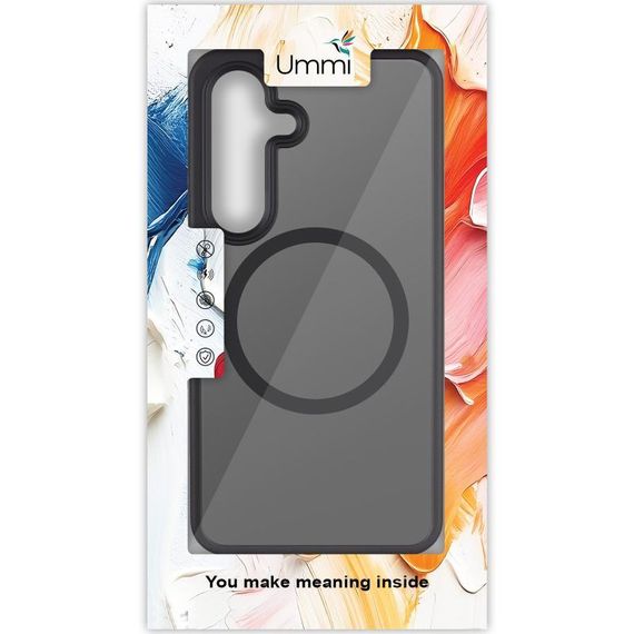 Чохол Ummi Colorful with MagSafe для Samsung Galaxy S24+ Чорний / Black | Зображення 3