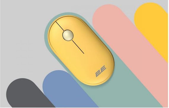 Миша 2E MF300 Silent WL BT Sunny yellow (2E-MF300WYW) | Зображення 2