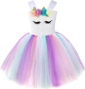 Сукня Єдинорога на 5–6 років з пишною райдужною спідницею, обручем, крильцями, карнавальний костюм для Дня народження Хелловіну