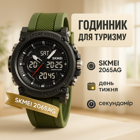 Годинник для туризму, Годинник для кемпінгу з водозахистом армійський скмей IC-51
