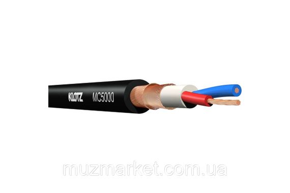 Кабель мікрофонний пометровий KLOTZ MC5000 BLACK