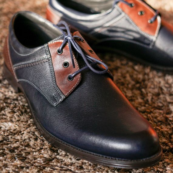 Сині туфлі польського виробництва Pan 40 розмір | Зображення 2