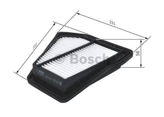 Фільтр повітряний HONDA CR-V, BOSCH (F026400494) | Зображення 1