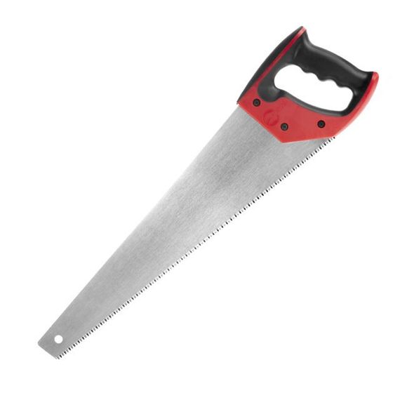 Ножівка для деревини 450 мм з гартованим зубом, потрійне заточування INTERTOOL HT-3105 | Зображення 1
