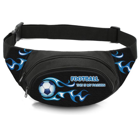 Сумка-бананка дитяча з принтом Футбол поясна сумка для хлопчика (4660)