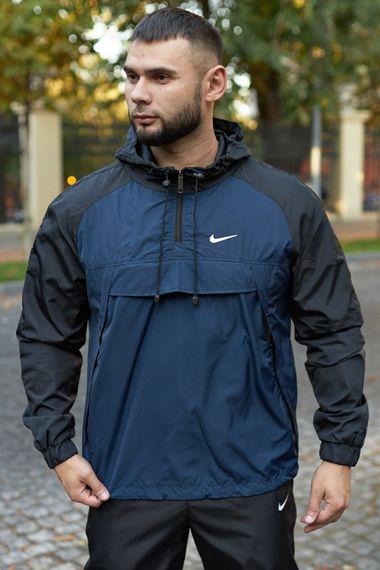 Анорак чоловічий "House" Nike чорно-синій | Зображення 2