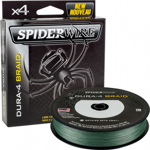 Шнур 4 жильний Spiderwire Dura 4 MOSS GREEN ESD4G-DURA4 150M 0.40MM/45.0KG (1450385)