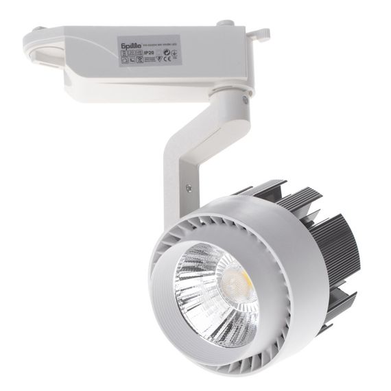 Светильник трековый поворотный LED KW-53/20W NW WH/BK