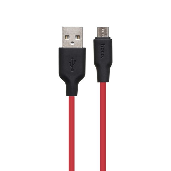 Кабель для зарядки телефона. USB Hoco X21 Plus Silicone Micro 0.25m | Зображення 2