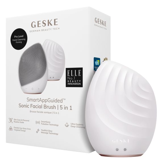 Електронна ультразвукова щітка для обличчя GESKE Sonic Facial Brush 5в1 starlight