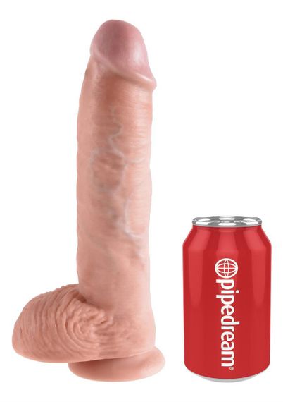 Фалоімітатор Cock 10 Inch With Balls Sex Aura