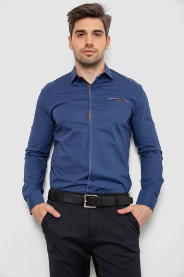 Рубашка мужская, цвет синий, 214R7004 | Зображення 1