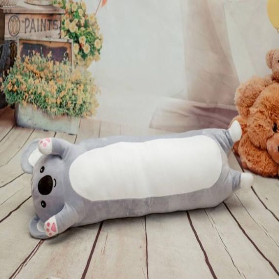 Іграшка-плед Батон 3в1 Коала 110см (плед 100*150см) Сіра