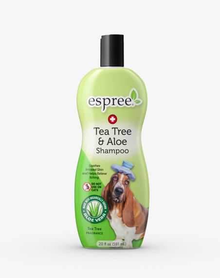 Шампунь з олією чайного дерева і алое вера для собак ESPREE Tea Tree & Aloe Shampoo 591 мл