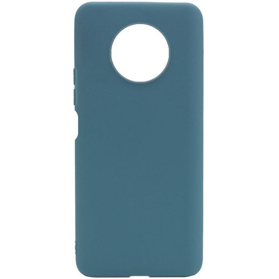 Силіконовий чохол Candy для Xiaomi Redmi Note 9 5G / Note 9T Синій/Powder Blue