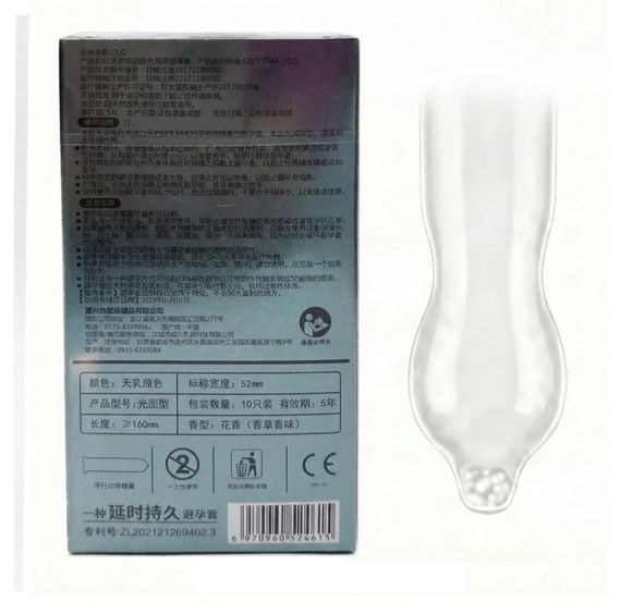 Презервативи Olo Thunder Spear, тонкі з пролонгуючим ефектом Sex Aura | Зображення 2