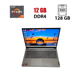 Ноутбук Lenovo ThinkBook 15 G2 ARE / 15.6" (1920x1080) IPS Touch/ AMD Ryzen 7 4700U (8 ядер по 2.0 - 4.1 GHz) / 12 GB DDR4 / 128 GB SSD + 500 GB HDD / AMD Radeon Vega 7 / WebCam б/у