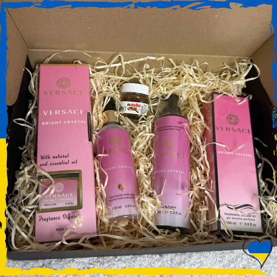 Подарунковий набір жіночий Versace Bright Crystal 4в1 | Зображення 1