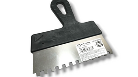 Шпатель 200мм зубчатий 8х8мм СТАЛЬ (арт.37159)