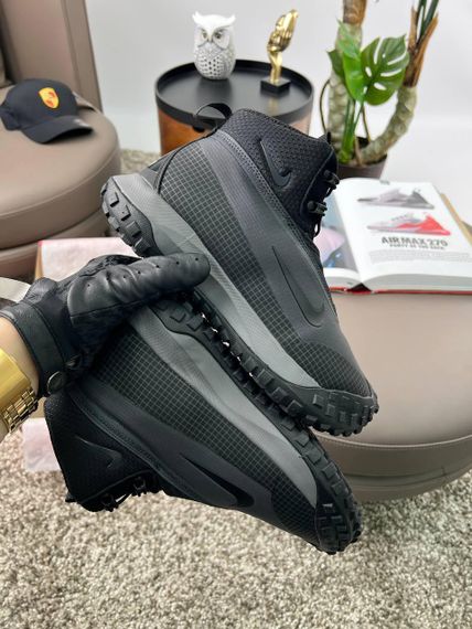 Зимові чоловічі кросівки ACG Mountain Fly Black Grey Yellow Fur , В'єтнам 43 27.5 | Зображення 6