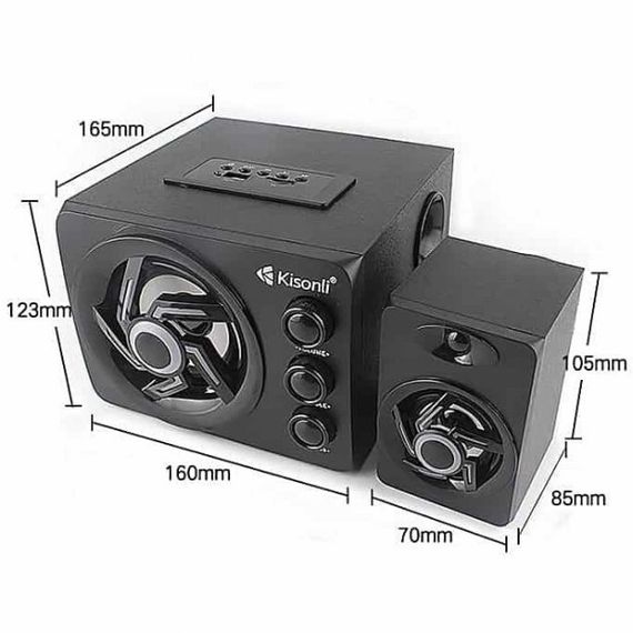 Акустична система з глибоким басом XPRO ERA EAR E-S22 2.1 (MER-13871_1940) | Зображення 4
