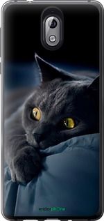 Чохол на Nokia 3.1 Димчастий кіт "825u-1530-2448"