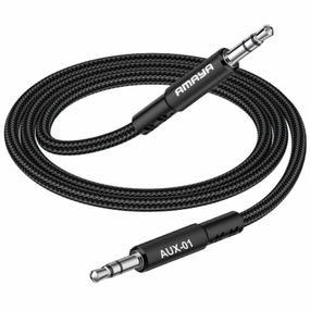 Аудіо кабель Aux Amaya AUX-01 (1m) Black
