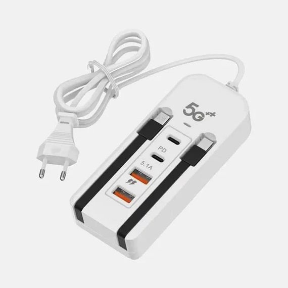 Сетевое зарядное устройство 26X-200 66W на 2 USB | Зображення 1