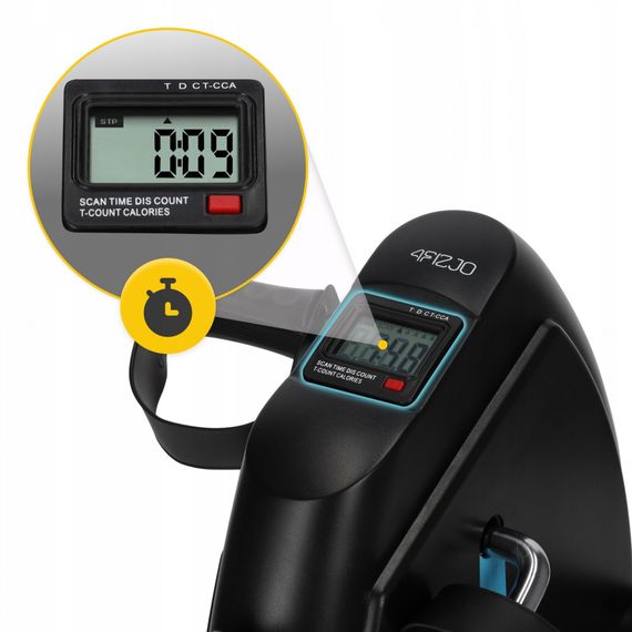 Міні велотренажер 4FIZJO Evo 2 в 1 для рук та ніг MBIKE01 Black/Blue (P-5905973401692) | Зображення 3