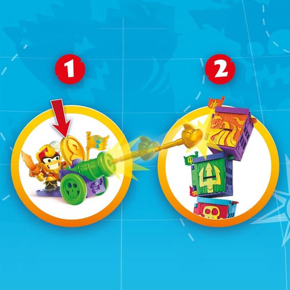 Дитячий іграшковий набір з фігурками "Піратські пригоди" PIRATIX PPX1D226IN00 серії "Golden Treasure" | Зображення 5