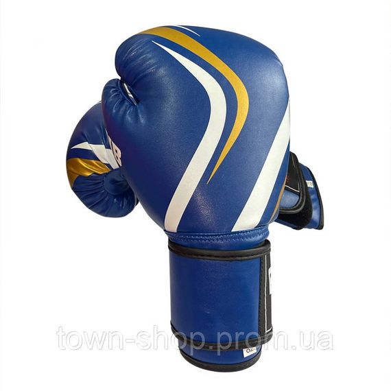 Перчатки боксерские Fight Gear Team Club NE-BOX-BF-10-BL, 10 oz, синий | Зображення 1
