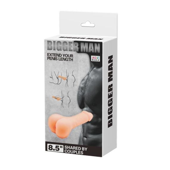 Мастурбатор BIGGER MAN 8.5, ТІЛЕСНИЙ Sex Aura | Зображення 5