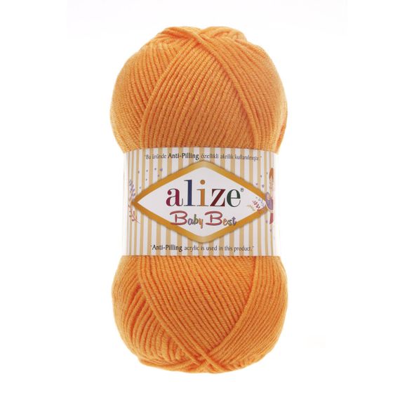 Пряжа Alize Baby Best No 336 (Алізе Бебі Бест) – 10% Бамбук, 90% Антипілінг Акрил, 100г/240м
