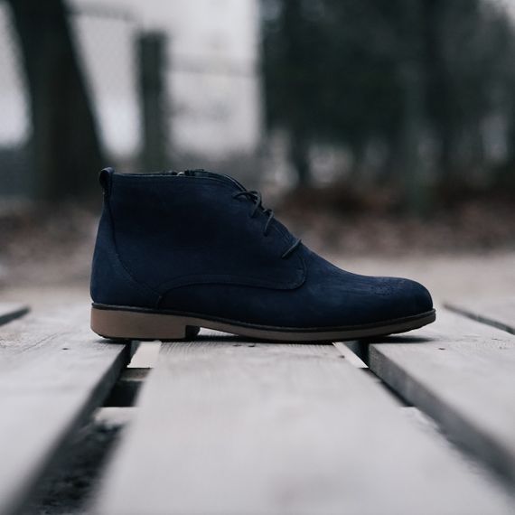 Аккуратные синие ботинки 41 42 43 размер | Зображення 4