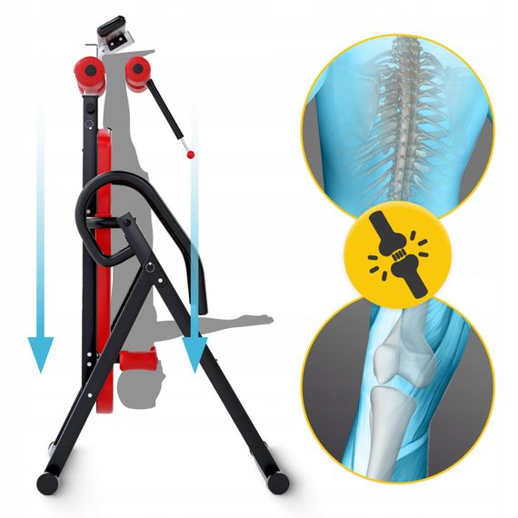 Стіл інверсійний 4FIZJO регульований 4FJ0654 Black/Red (P-5905973401944) | Зображення 2