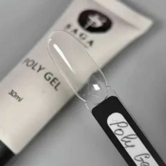 Полігель Saga Poly Gel №01 (прозорий) в тюбику 30мл