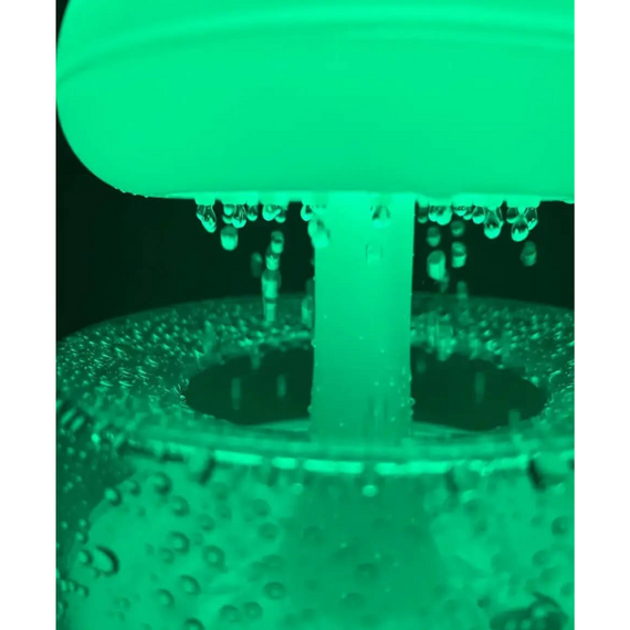 Зволожувач повітря гриб з ефектом дощу, нічник зволожувач повітря з підсвіткою RGB   знижка | Зображення 7