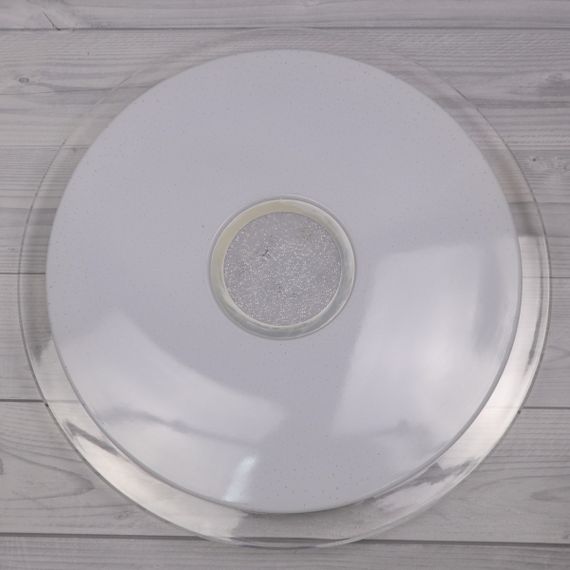 Сучасний круглий світильник стельовий LED для кімнати кухні ванної 25714 Білий 5х56х56 см. | Зображення 3