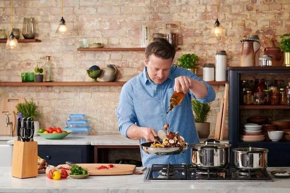 Ківш Tefal 18 см (2.2 л) Jamie Oliver Home Cook, нержавіюча сталь (E3182375) | Зображення 7