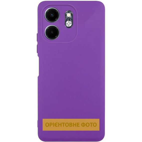 Чохол TPU GETMAN Liquid Silk Full Camera для Motorola Edge 50 Fusion Фіолетовий / Purple