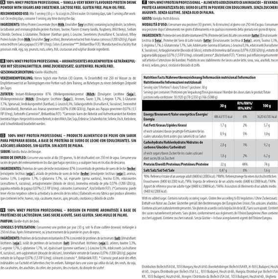 Протеин 100% Whey Protein Professional 920 g (Chocolate hazel) | Зображення 1