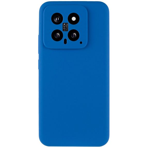 Чохол Silicone Cover Ummi Lakshmi Full Camera (AA) для Xiaomi 14 Синій / Navy Blue | Зображення 1